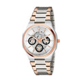 LEFORCE Men's Rose Gold Two-Tone Skeleton Watch – JRS07KBM