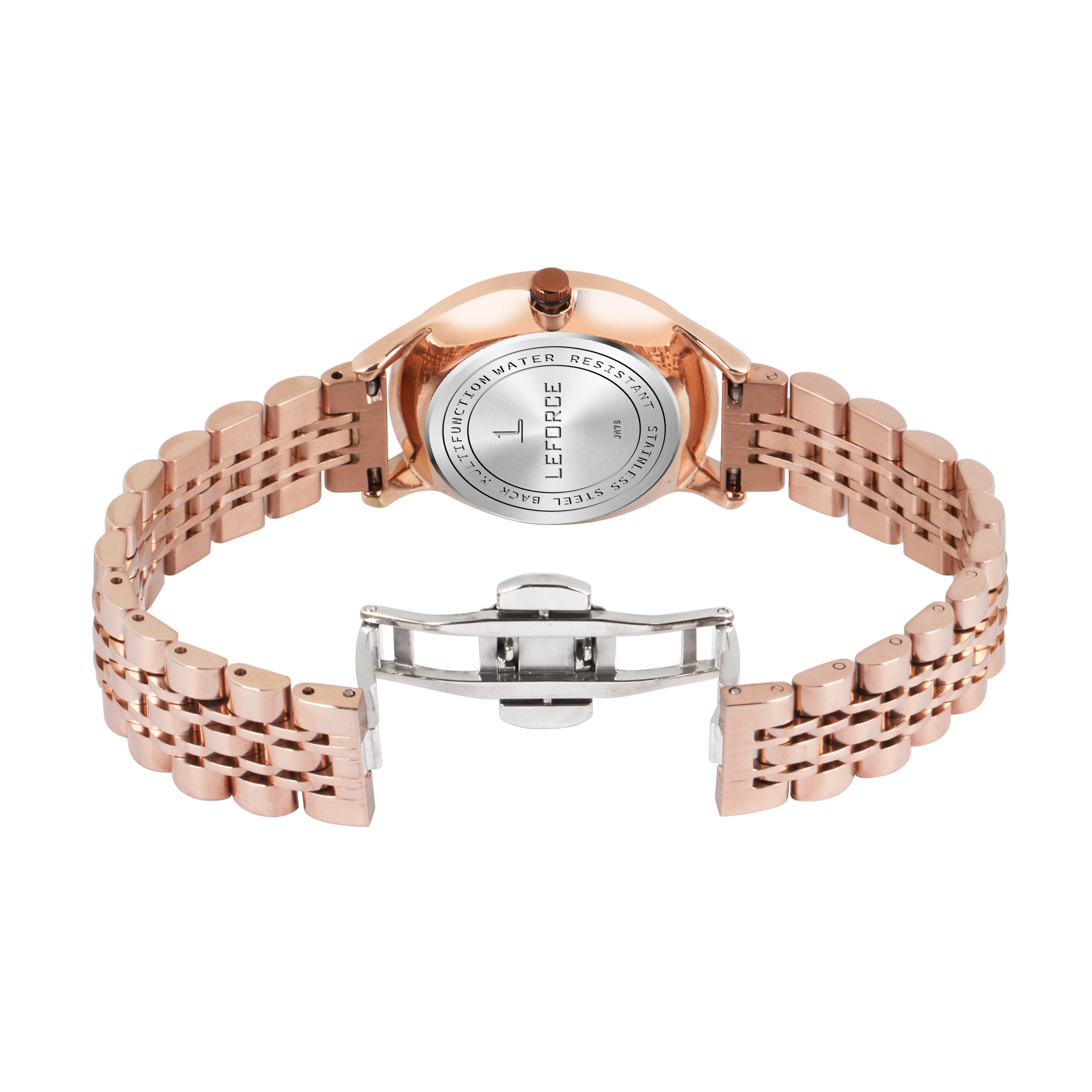 LEFORCE Women's Rose Gold Stainless Steel Watch – C2221