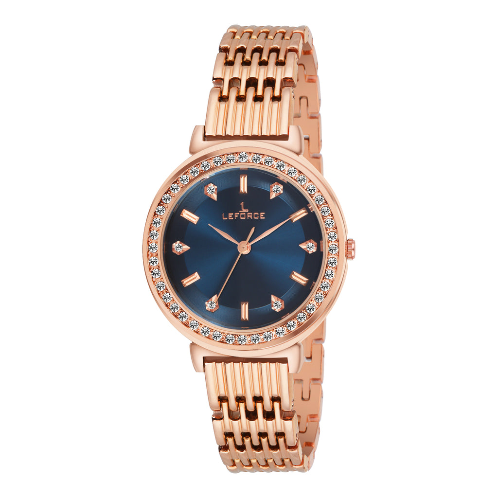 LEFORCE Women's Rose Gold Stainless Steel Watch – JL164KM