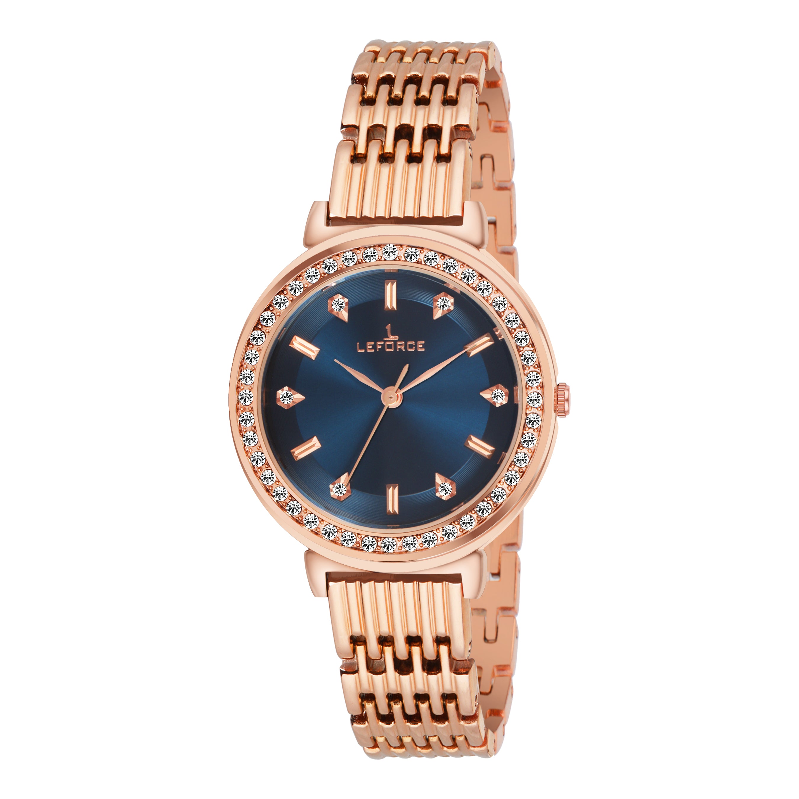 LEFORCE Women's Rose Gold Stainless Steel Watch – JL164KM