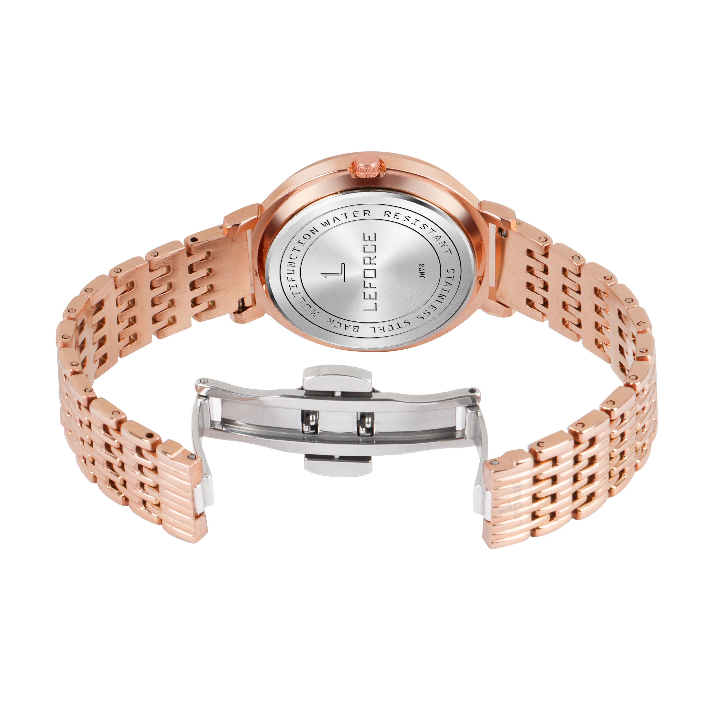 LEFORCE Women's Rose Gold Stainless Steel Watch – JL164KM