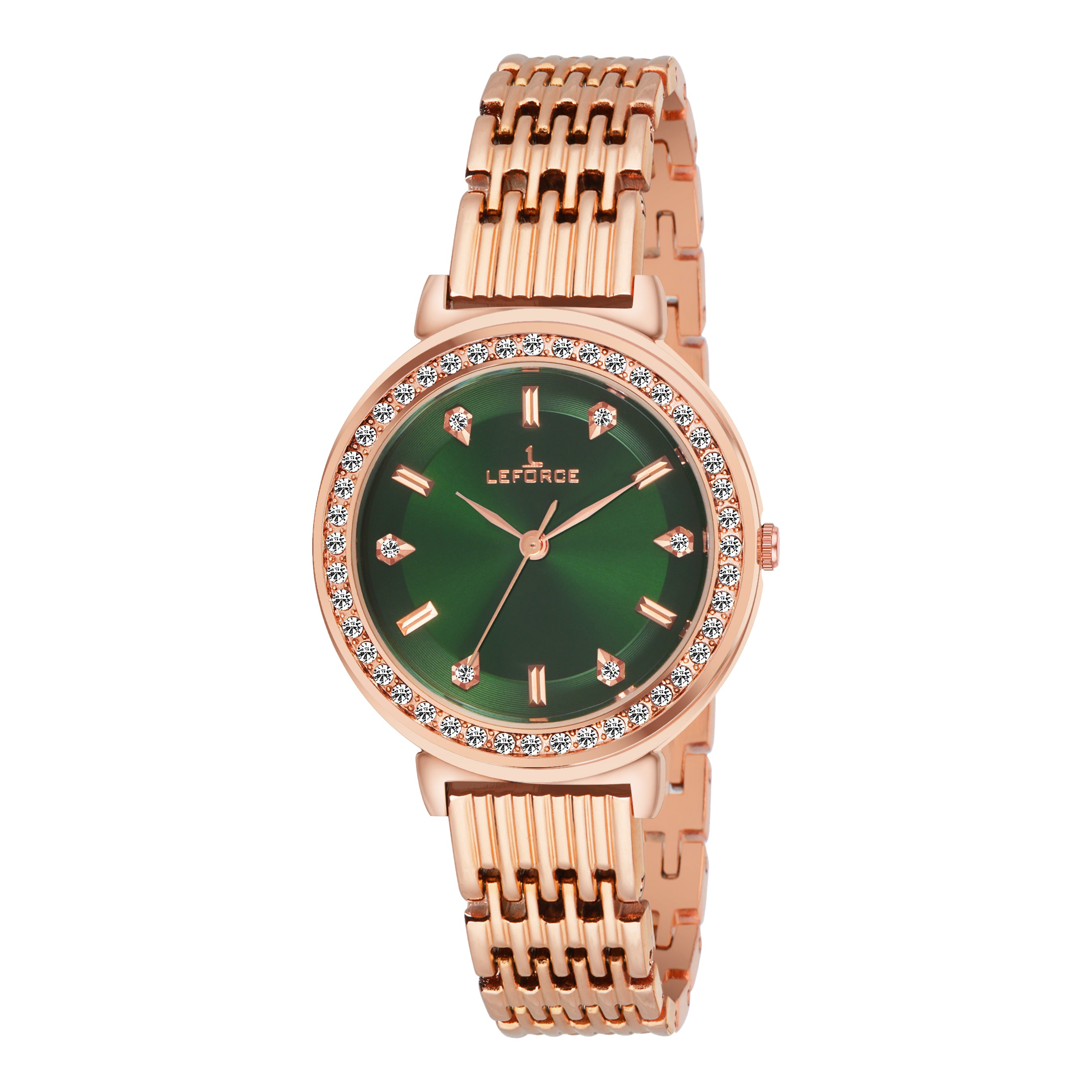 LEFORCE Women's Rose Gold Stainless Steel Watch – JL164KM