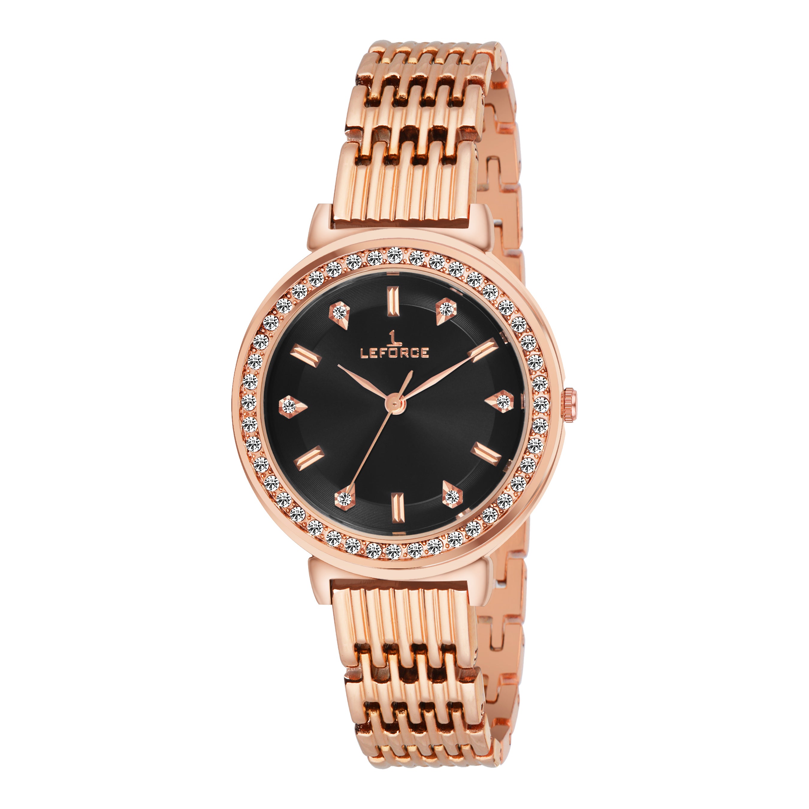LEFORCE Women's Rose Gold Stainless Steel Watch – JL164KM