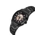 LEFORCE Men's Automatic Open Heart Watch – EP247NM (Black)