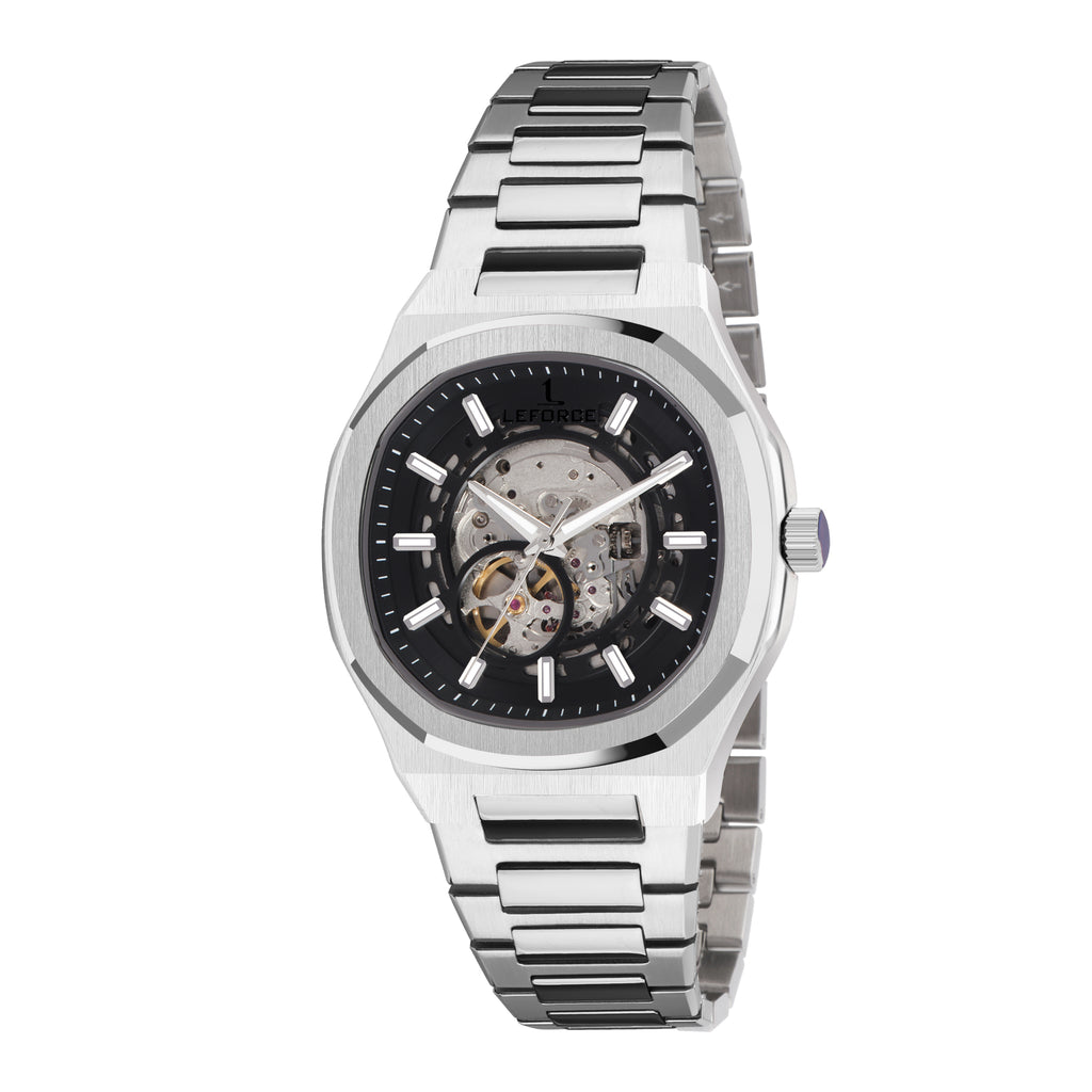 LEFORCE Men's Automatic Open Heart Watch – EP247SM
