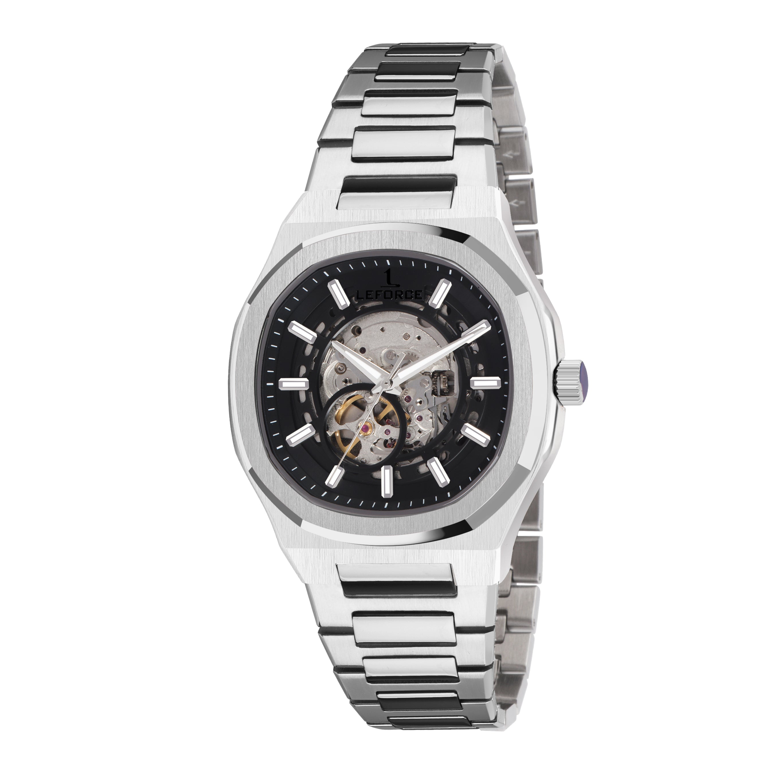 LEFORCE Men's Automatic Open Heart Watch – EP247SM