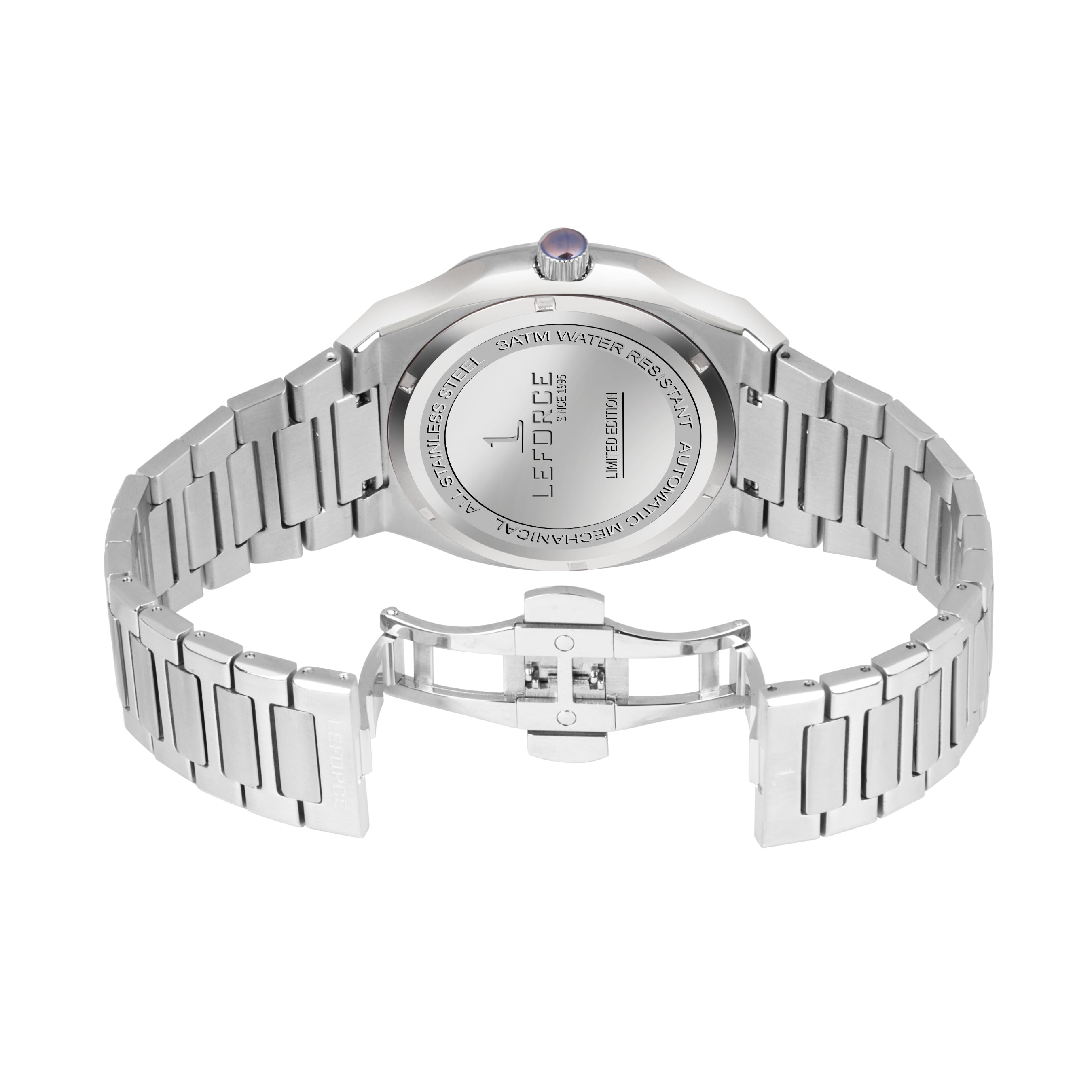 LEFORCE Men's Automatic Open Heart Watch – EP247SM