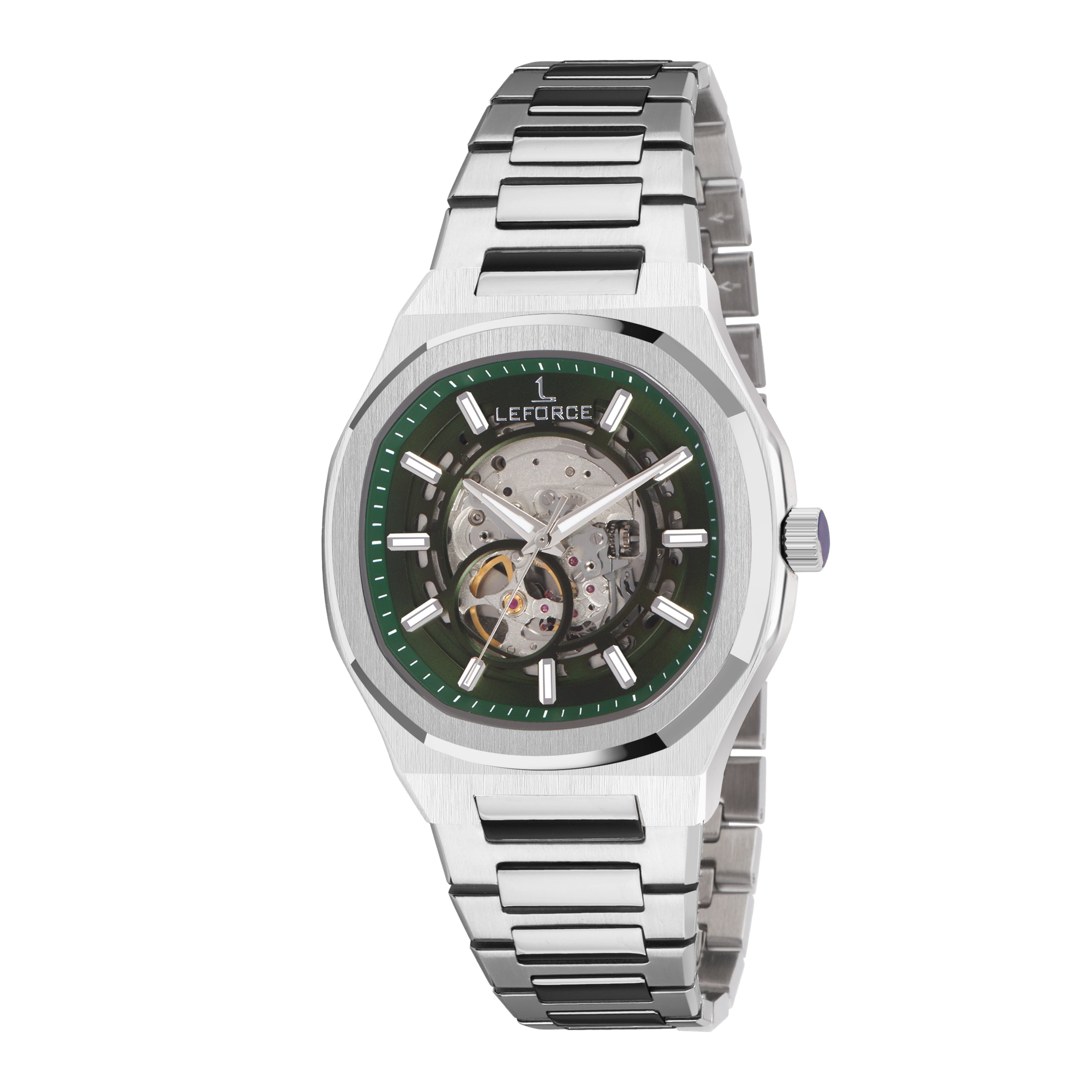 LEFORCE Men's Automatic Open Heart Watch – EP247SM