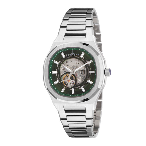 LEFORCE Men's Automatic Open Heart Watch – EP247SM - Alternate view
