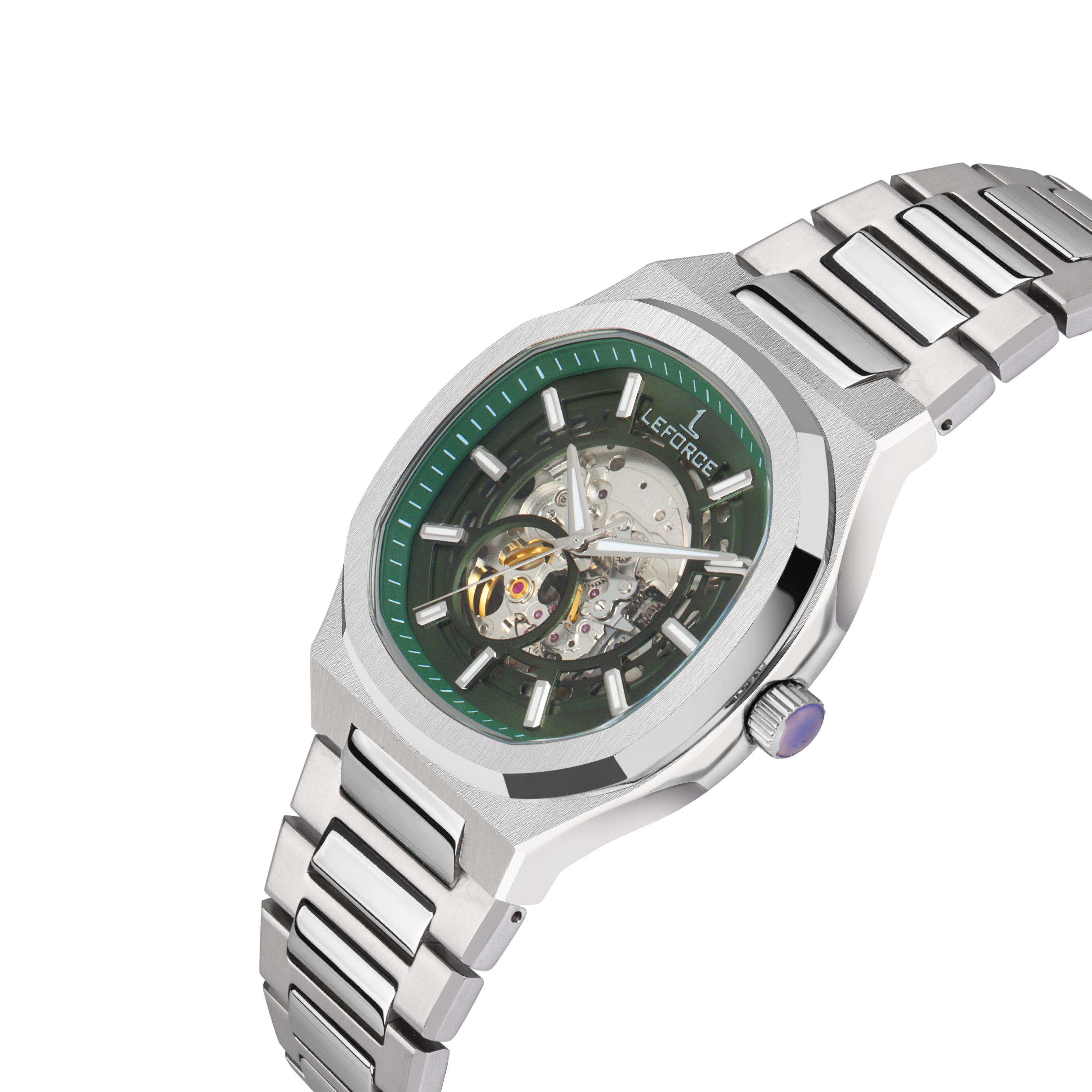LEFORCE Men's Automatic Open Heart Watch – EP247SM